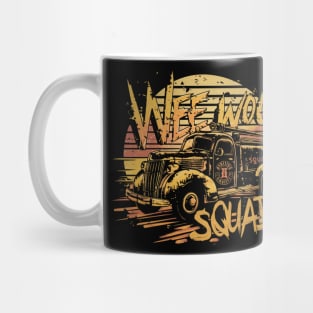 Wee Woo Squad Fire Truck Firefighter Vintage Mug